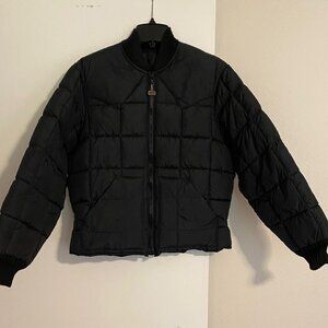 Vintage Walls Blizzard Pruf USA Black Size M/L Western Jacket Coat 1980's